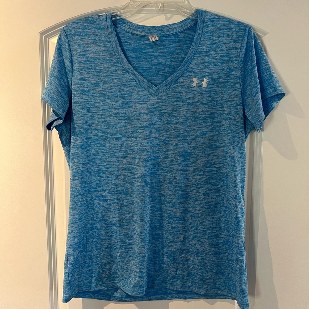 Under Armor Workout Blue Shirt - Size Medium